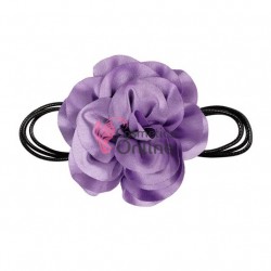 Floare cu snur pentru decor gat sau mana PRL50FF Mov 